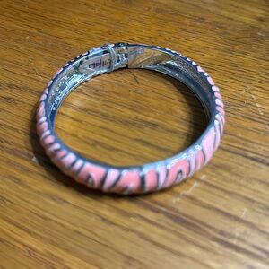 Light pink bangle bracelet